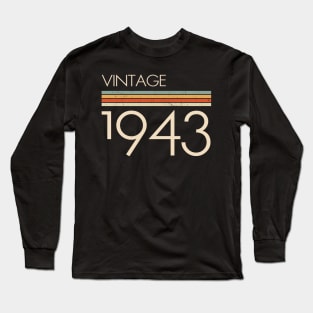 Vintage Classic 1943 Long Sleeve T-Shirt